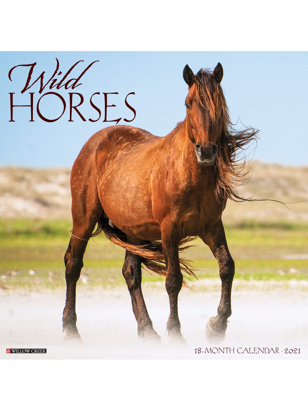 Willow Creek Monthly Calendar Wild Horses Office Depot