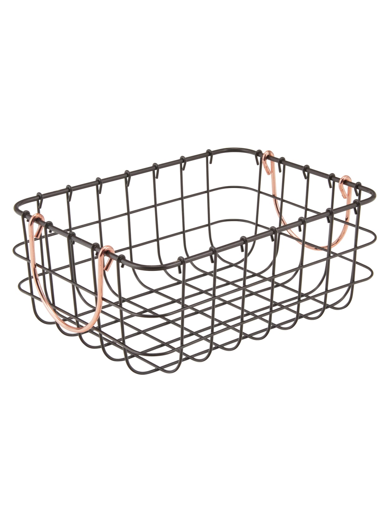 Realspace Small Metal Wire Bin Copper Office Depot Check out our black metal bin selection for the very best in unique or custom, handmade pieces well you're in luck, because here they come. usd