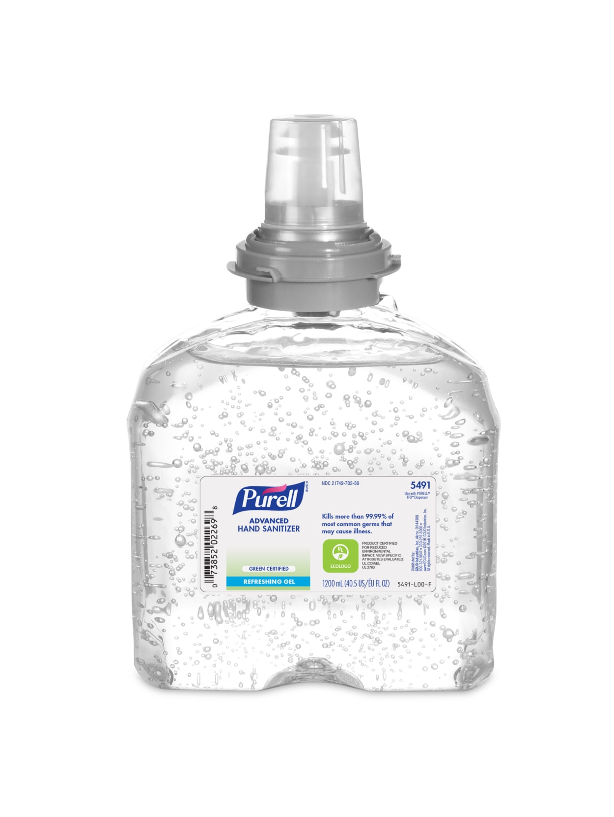 Purell Tfx Instant Hand Sanitizer Gel Refill 1200ml Office Depot