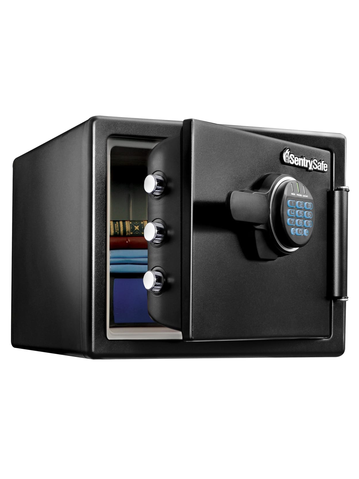 Sentrysafe Large Fire Safe Digital Safe 0 8 Cu Ft Black Office Depot
