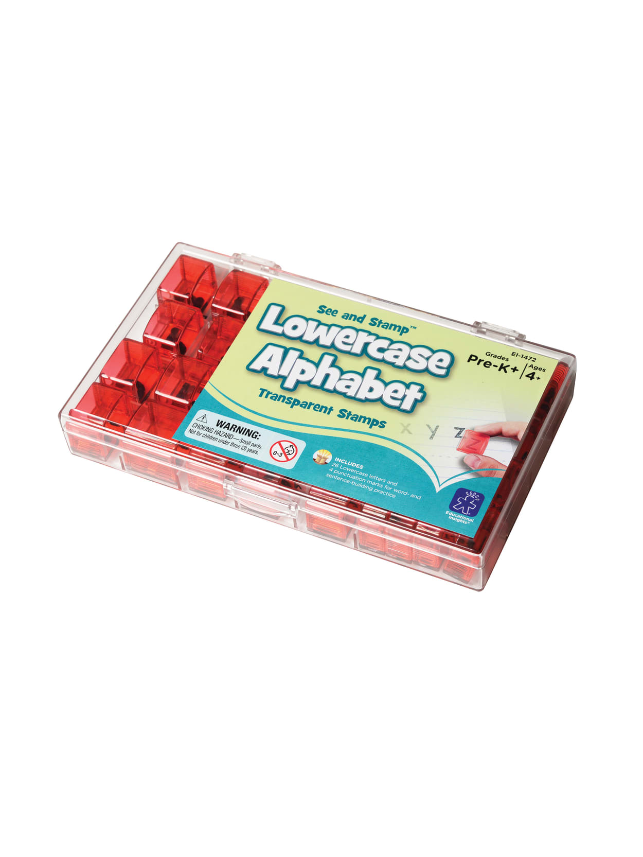 Educational Insights See And Stamp Transparent Lowercase Alphabet Stamps 58 Set Of 2 Office Depot