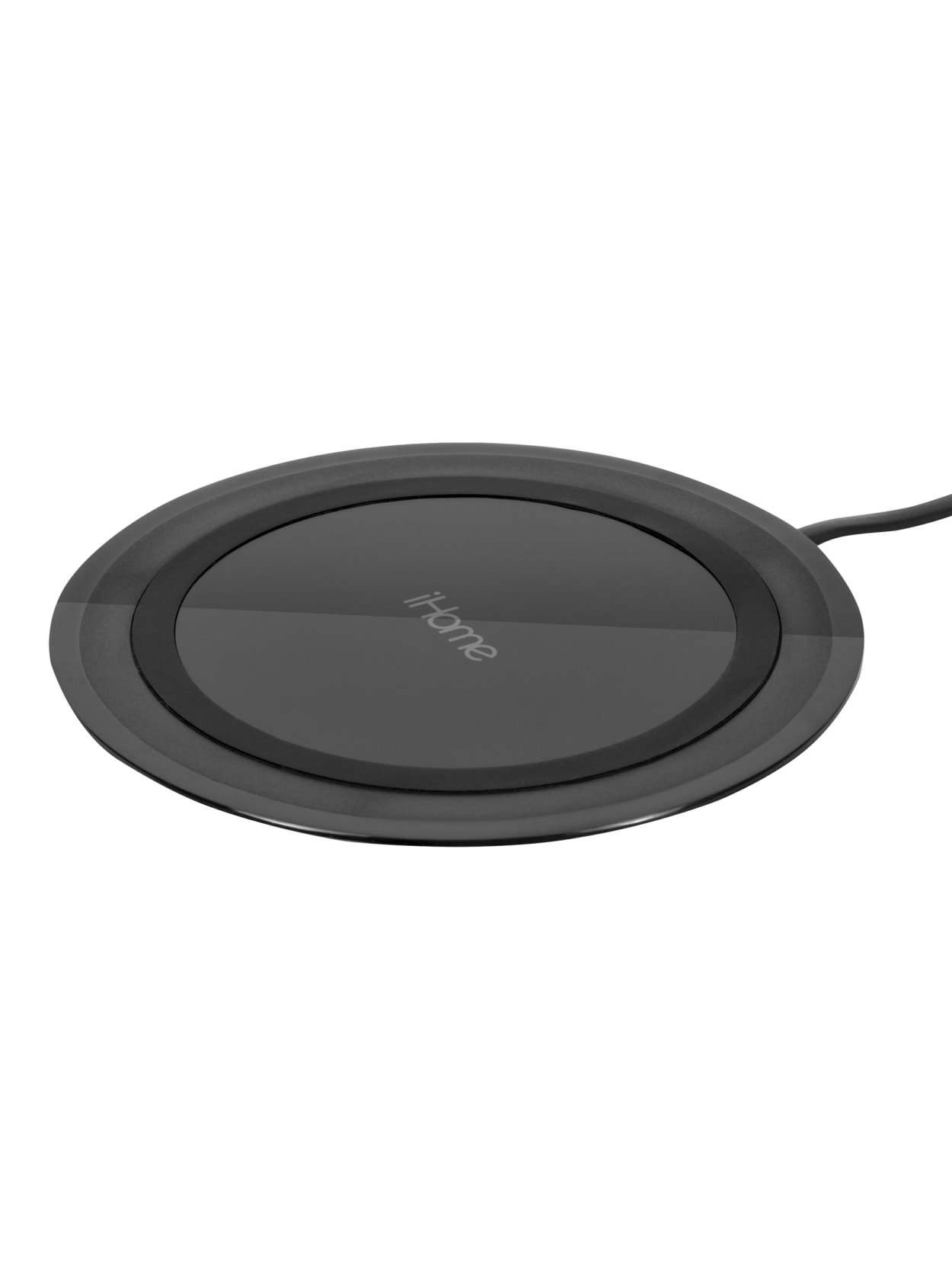 Ihome Rainbow Ultra Slim Qi Wireless Charging Pad Black Ih