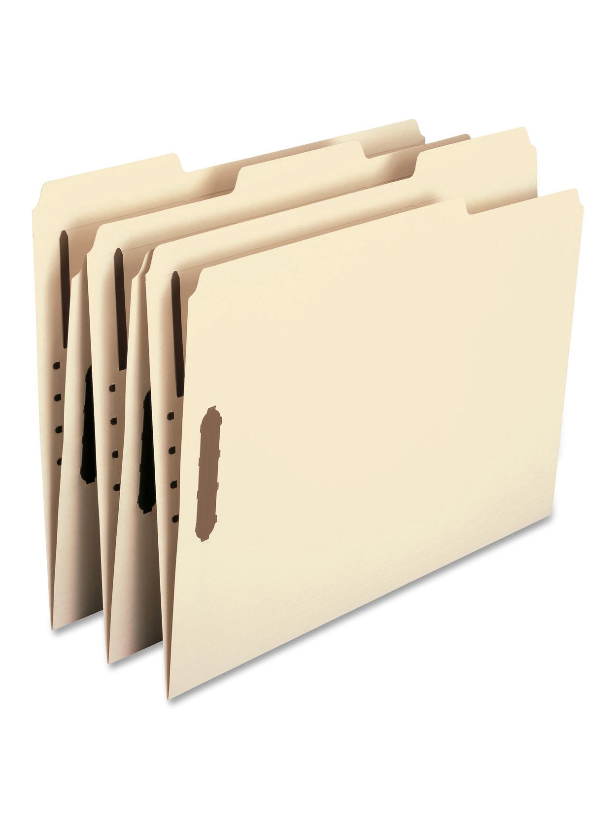 Smead 2 Ply Manila Folders With Fasteners Letter Size 100percent Recycled Manila Box Of 50 Office Depot