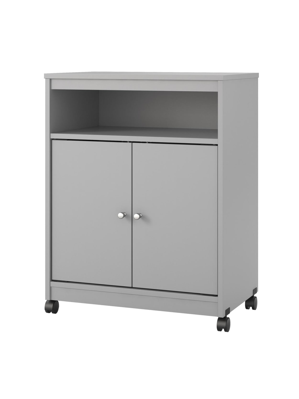 Ameriwood Home Landry Microwave Cart With Cabinet 30 H X 23 W X 15
