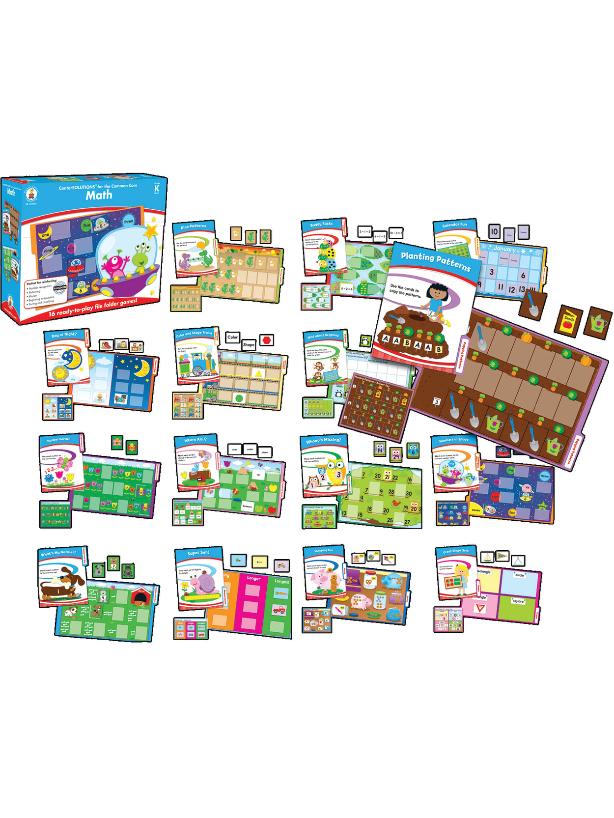 Carson Dellosa Math File Folder Game Grade K Office Depot