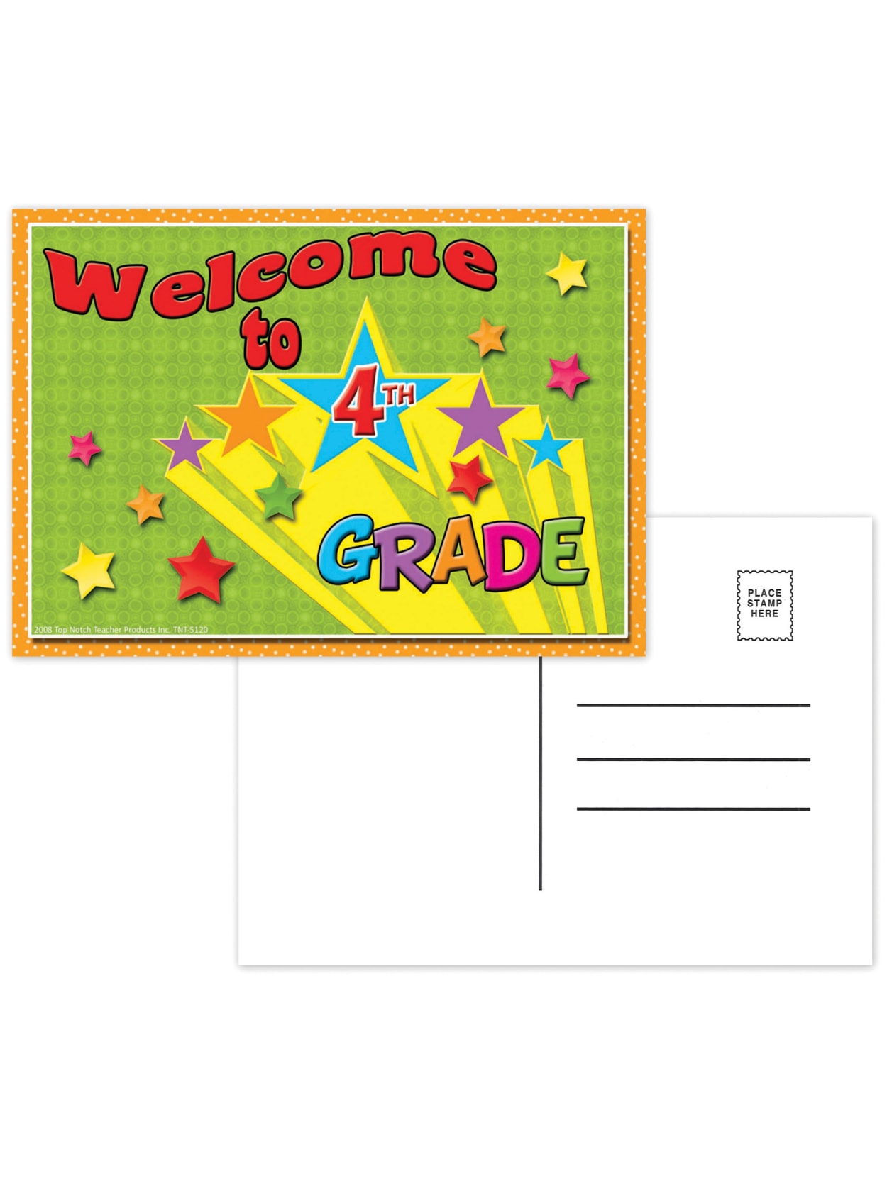 Top Notch Teacher Products Welcome To 4th Grade Postcards 4 12 X 6 Multicolor 30 Postcards Per Pack Bundle Of 12 Packs Office Depot