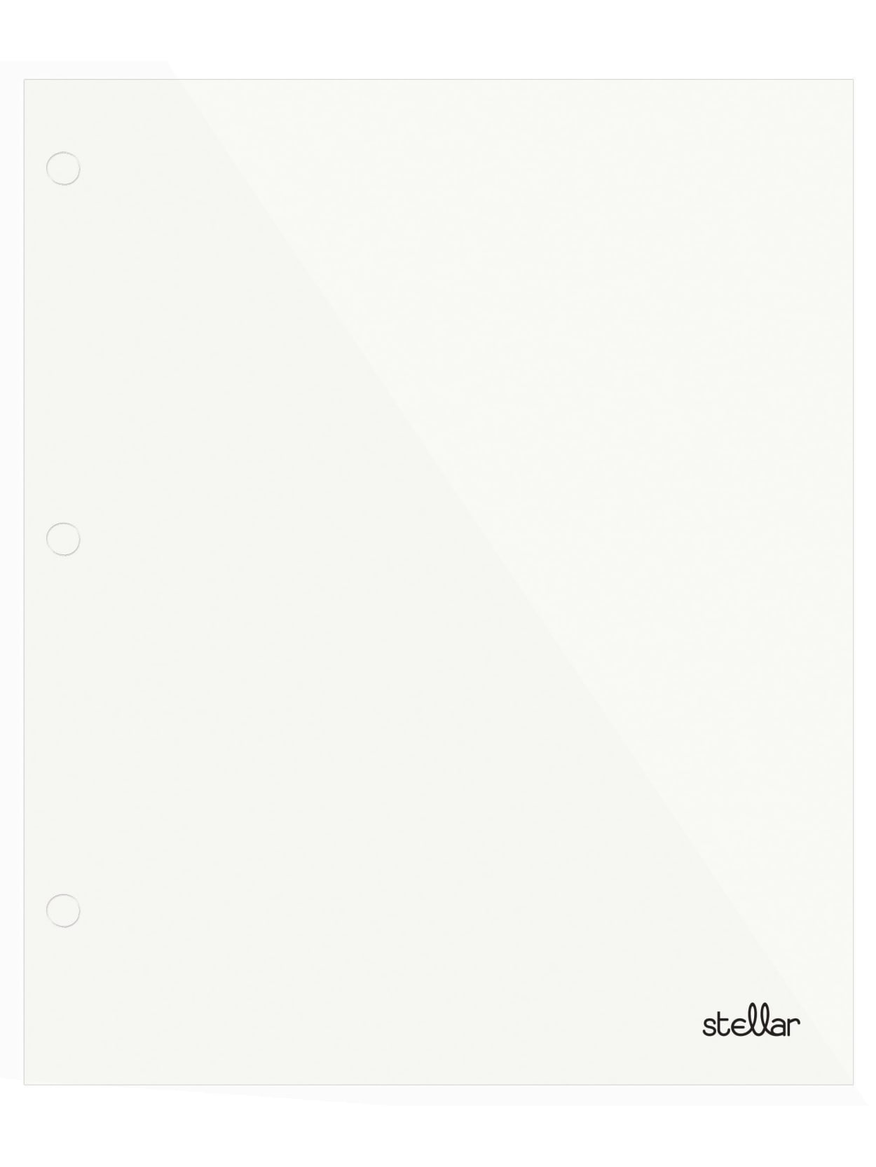 Office Depot Brand Stellar Laminated Paper Folder Letter Size White Office Depot