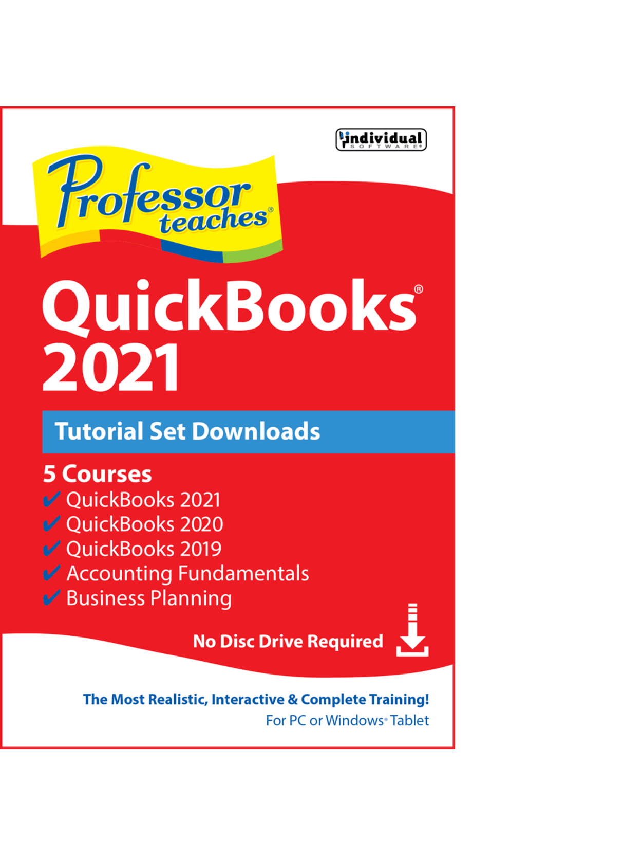 Individual Software Professor Teaches Quickbooks 2021 Tutorial Set Downloads Windows Office Depot