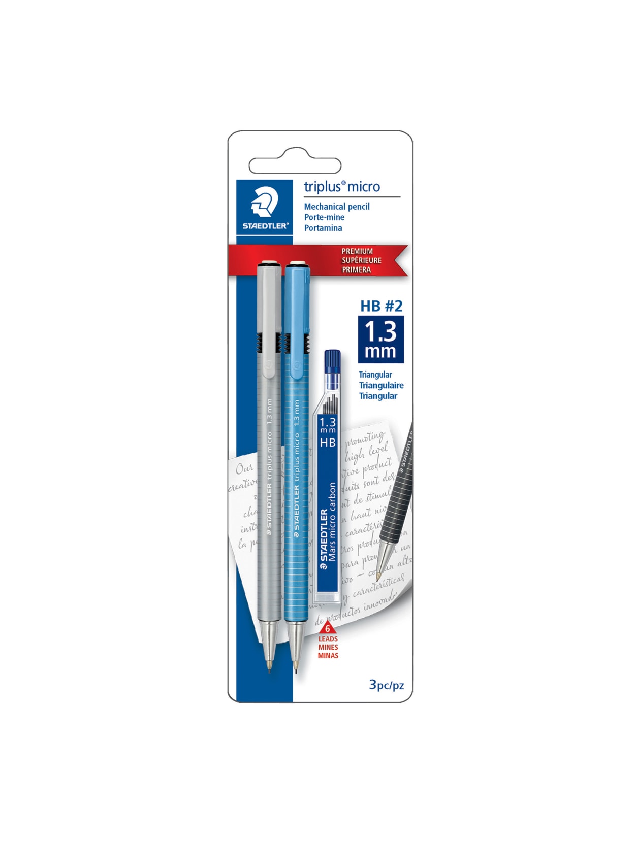 Staedtler Triplus Micro Mech Pencils 2pk Office Depot