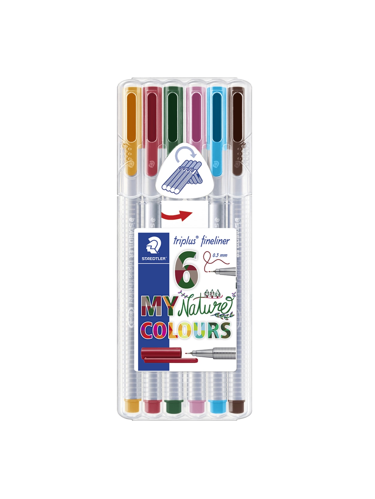 Staedtler Triplus Porous Point Pens 6pk Office Depot Dry safe so it can be left uncapped for several days without drying up. staedtler