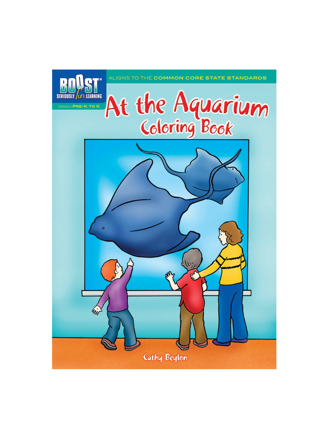 dover publications boost coloring book at the aquarium grades pre k k item 894153
