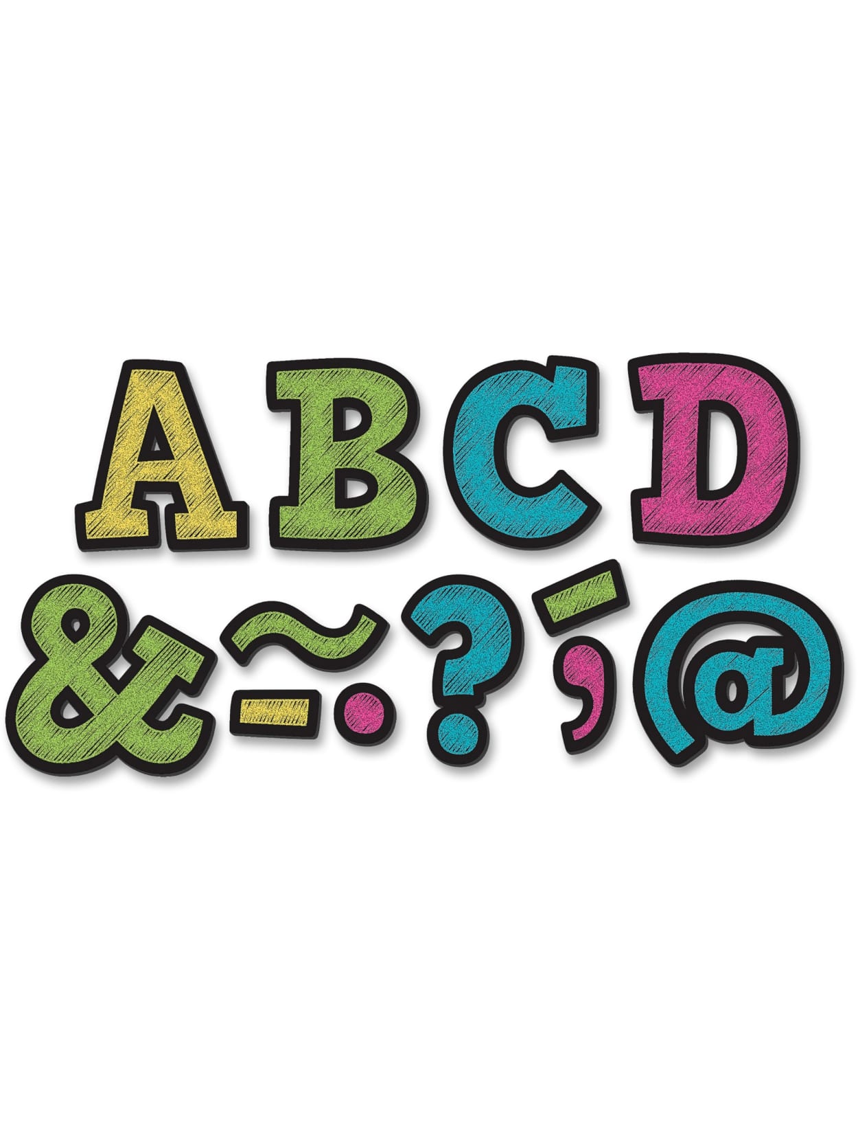 Teacher Created Resources 2 Bold Block Magnet Letters Learning Themesubject 87 Letter Shape Magnetic Durable Damage Resistant 0 10 Height X 2 Width X 2 Depth Multicolor 87 Pack Office Depot
