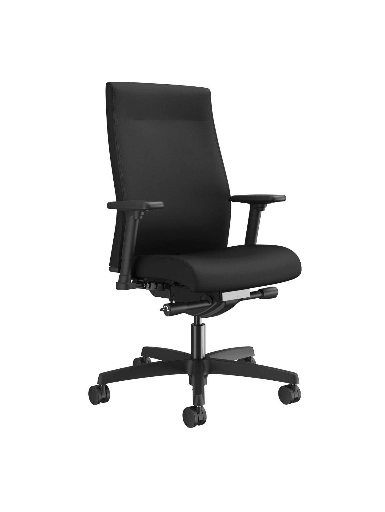 Hon Ignition Black Fabric Mid Back Task Chair Office Depot