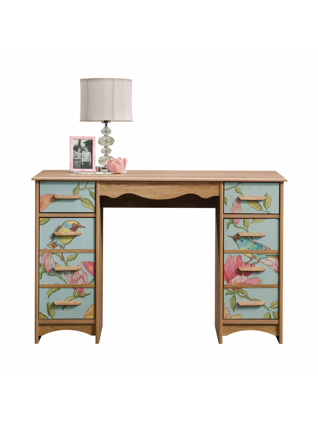 Sauder Eden Rue Desk Scribed Oak Office Depot