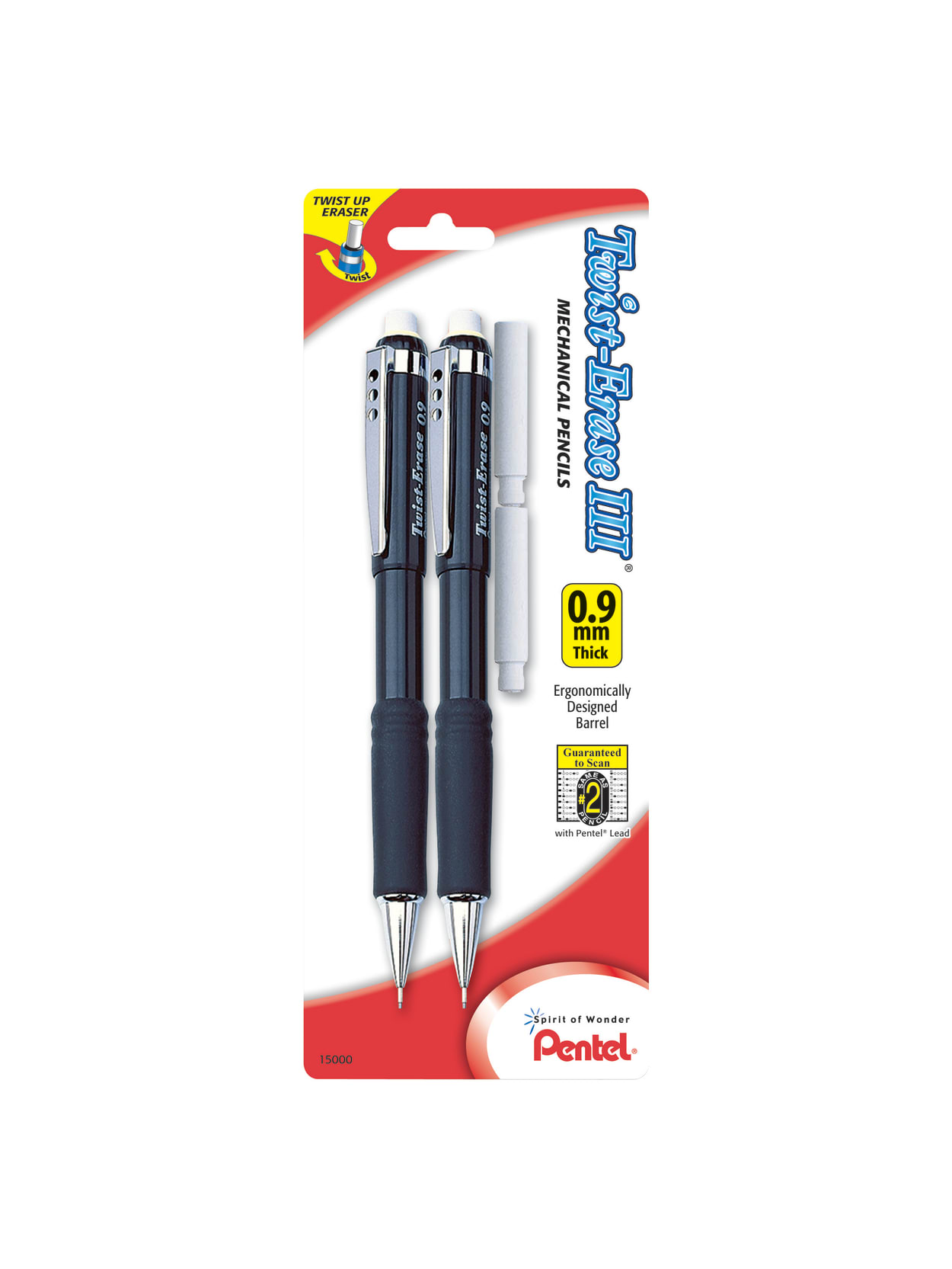 Blue Barrel 072512099711 0.9 mm Pentel® Twist-Erase III Mechanical Pencil