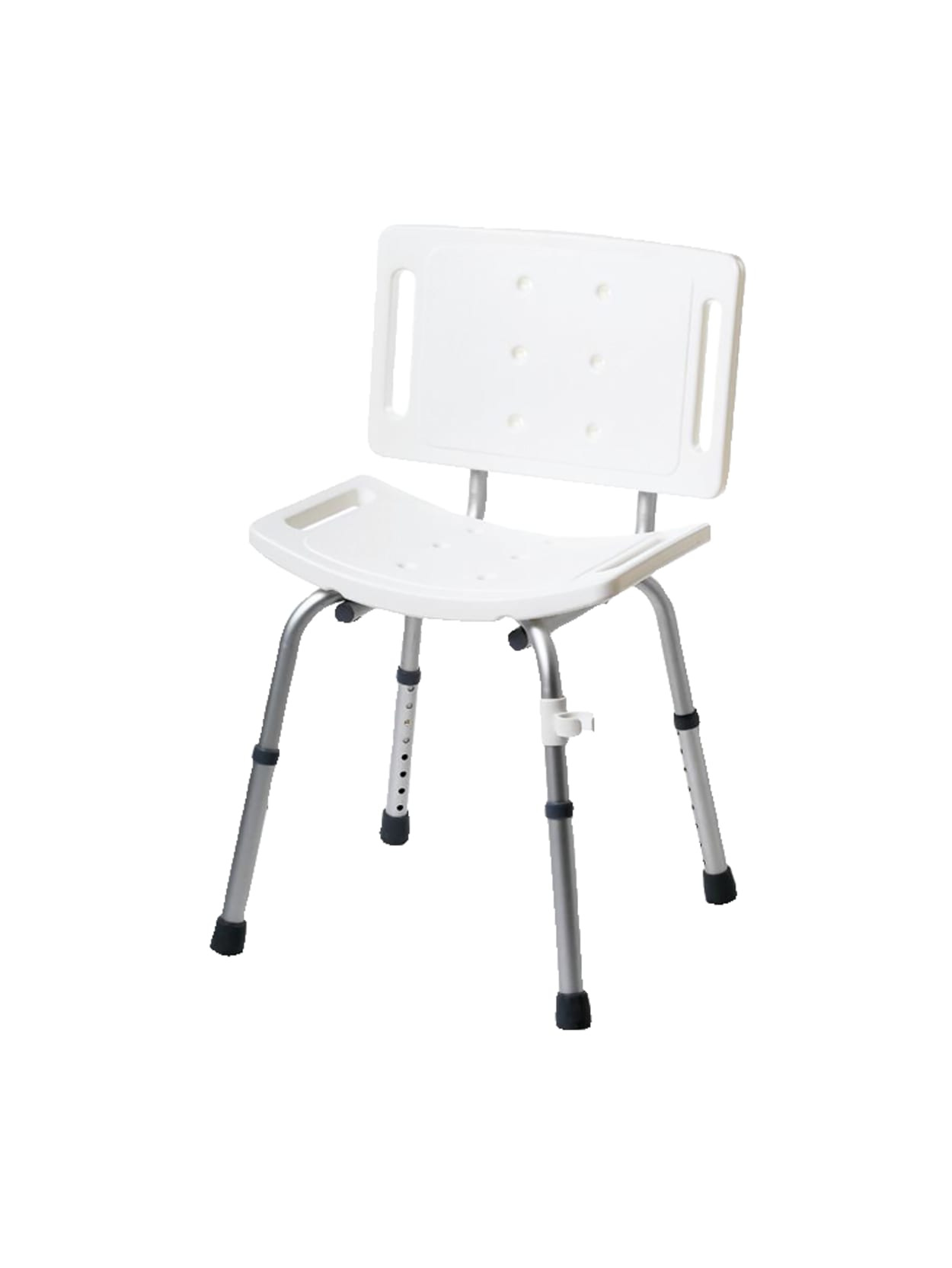 Guardian Basic Shower Chair With Back White Office Depot