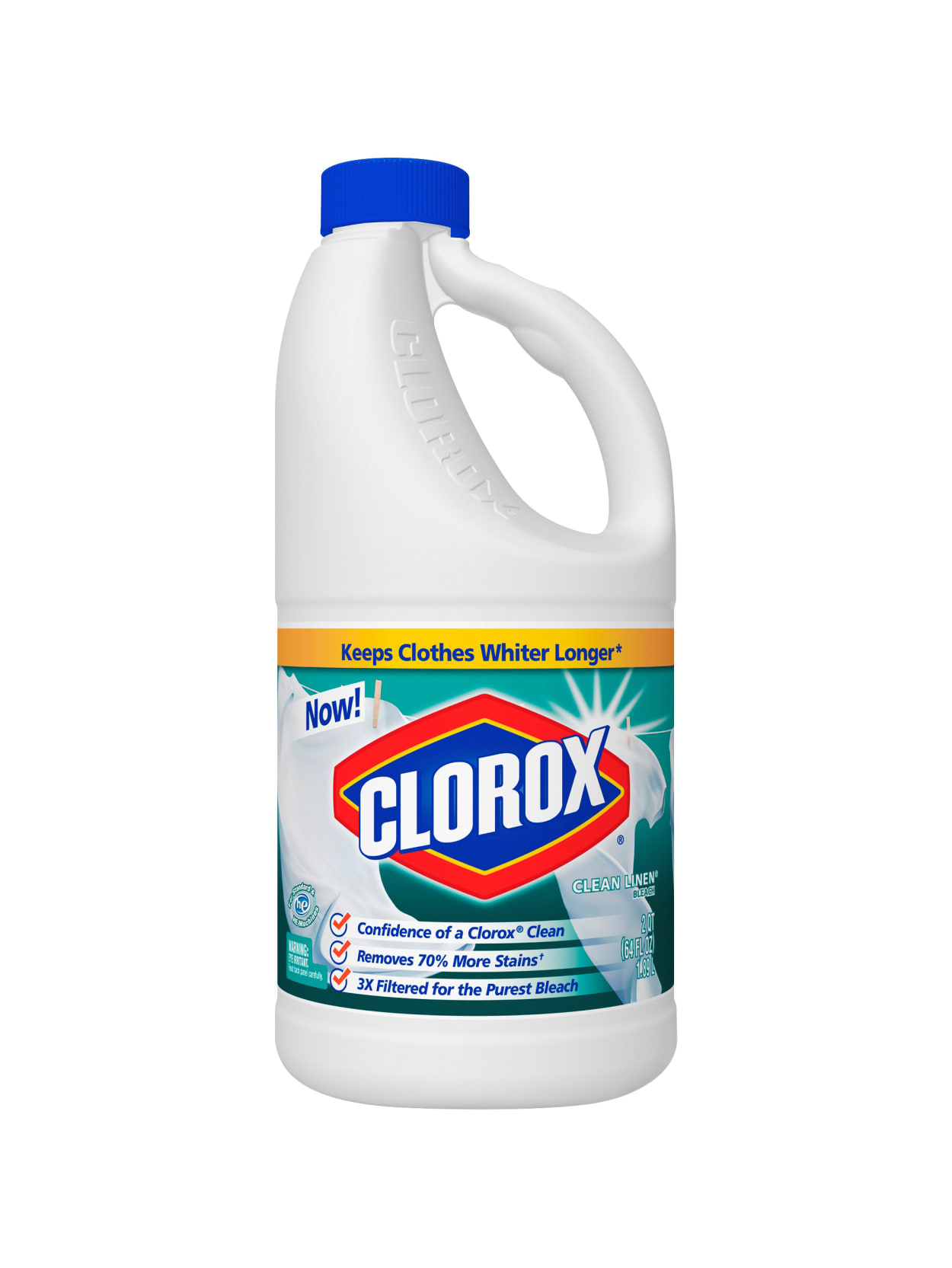 Clorox Scented Bleach Clean Linen 64 Oz Office Depot