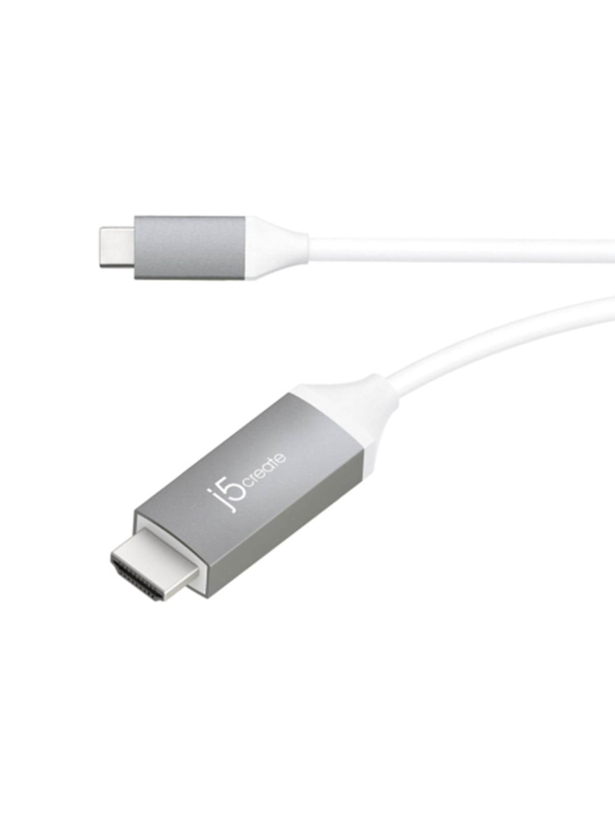 J5create Usb Type C To 4k Hdmi Cable 75 25 Gray Jcc153g Office Depot