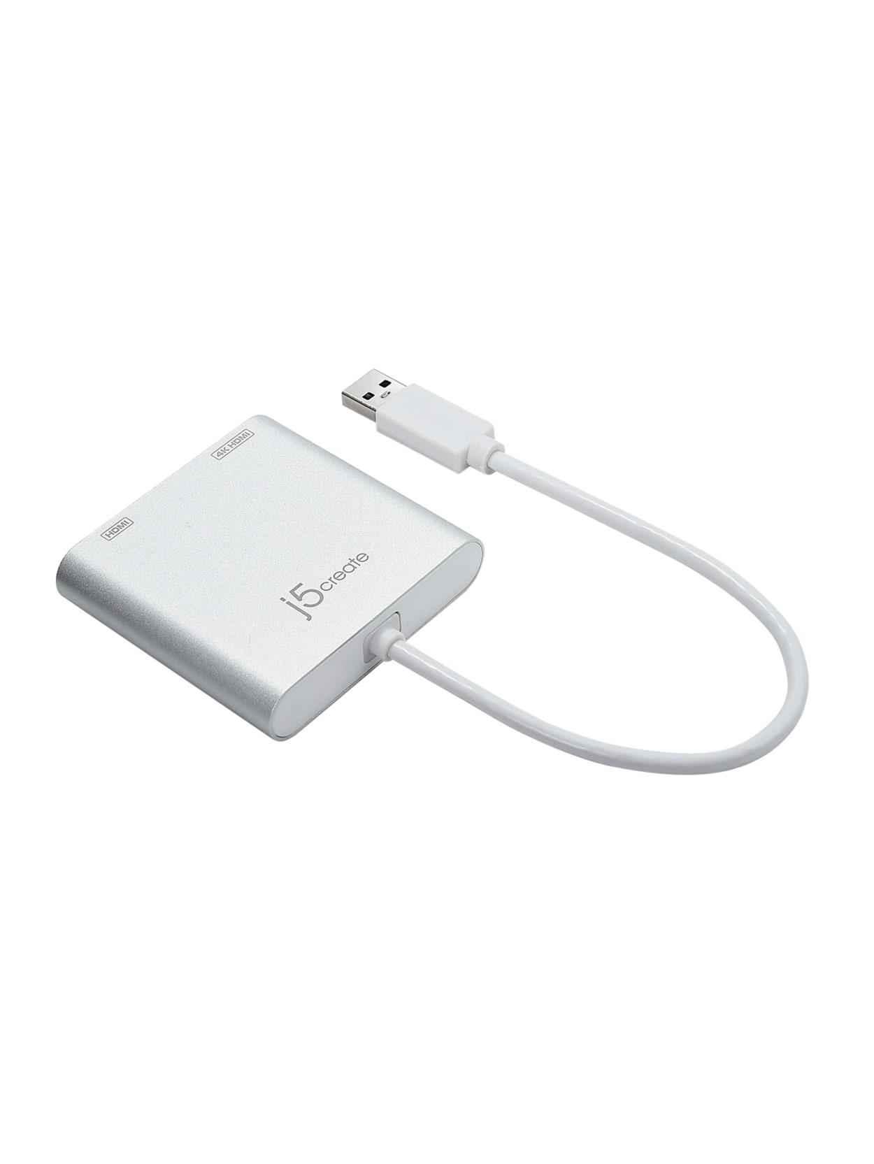 J5create Usb 3 0 To Dual Hdmi Cable 12 5 Silver Jua365