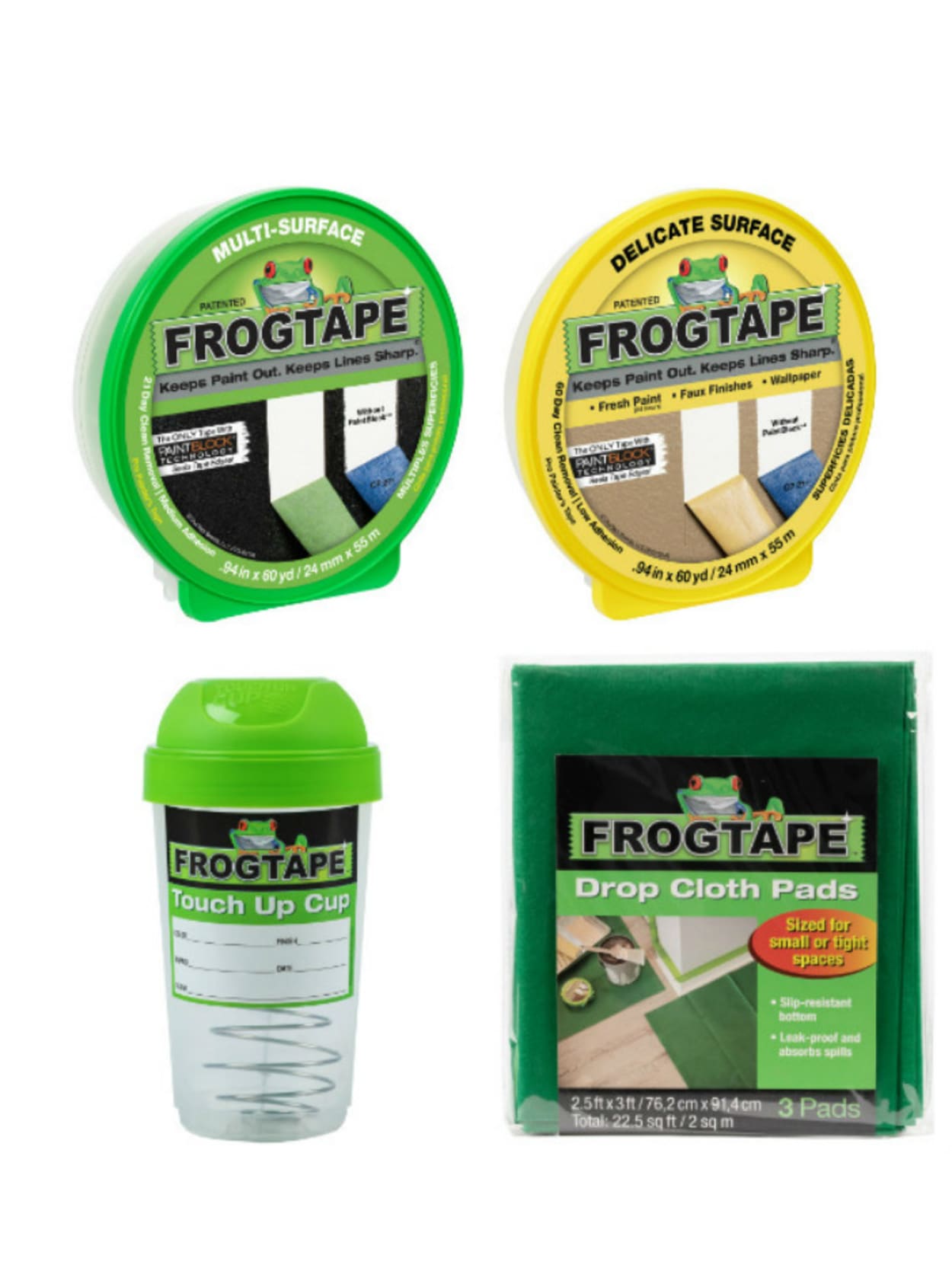 Frogtape Paint Prep Pack 0 94 X 60 Yd Office Depot
