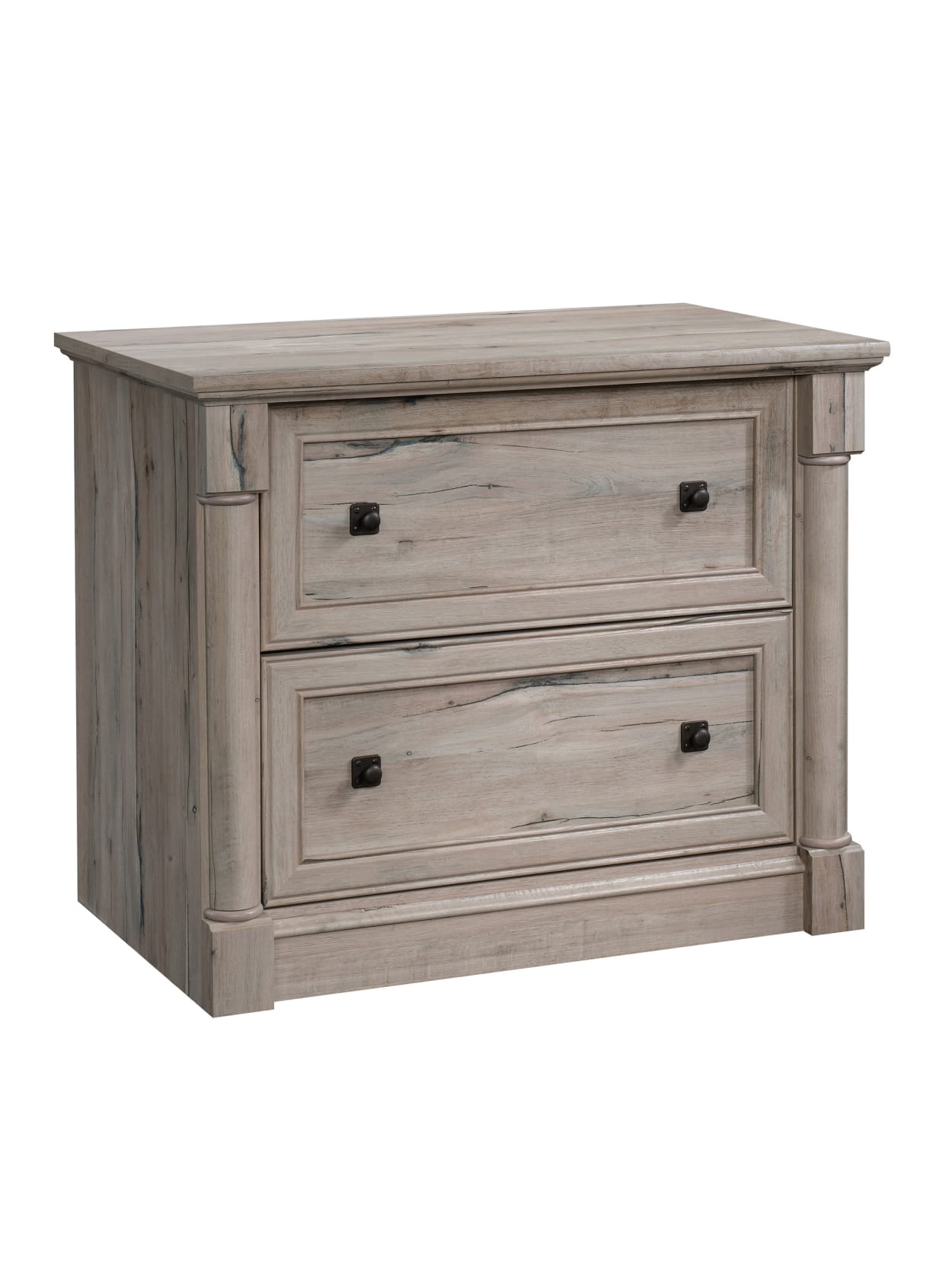 Sauder Palladia 36 34 W Lateral 2 Drawer File Cabinet Split Oak Office Depot