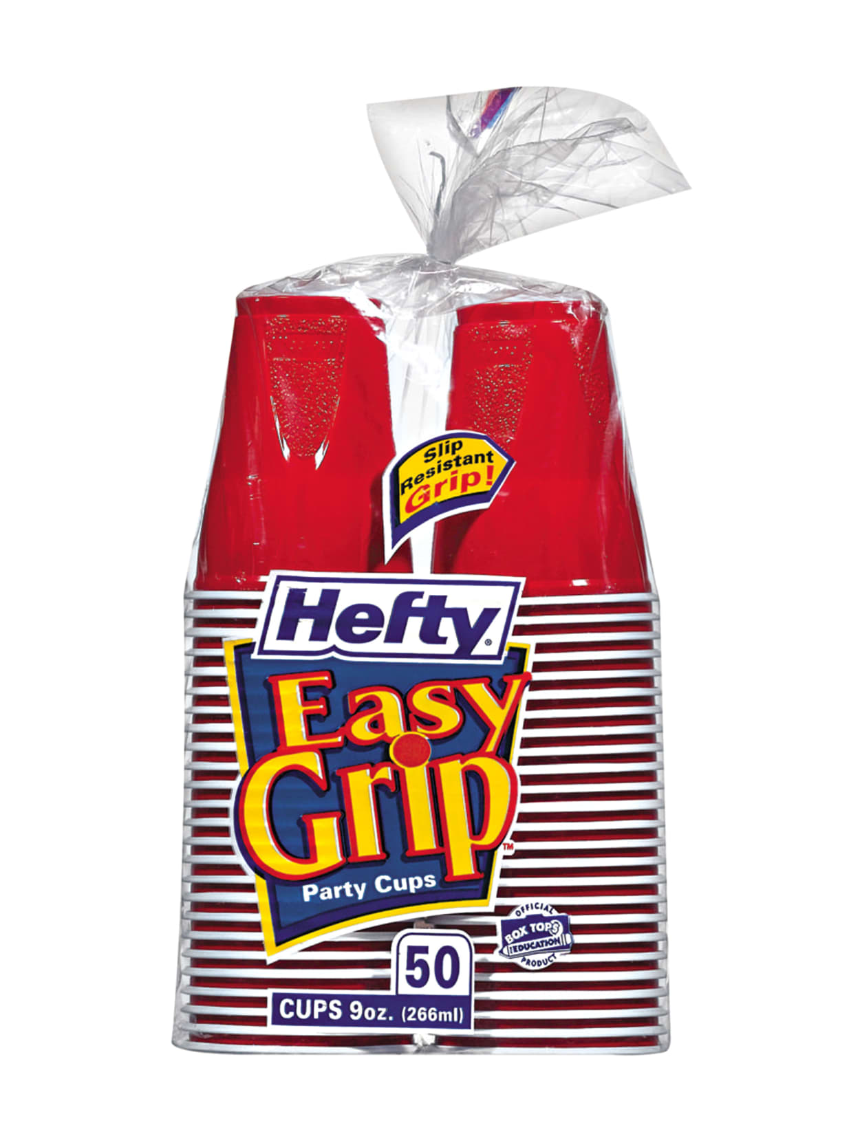 Hefty Easy Grip Disposable Plastic Party Cups 9 Oz Red Pack Of 50 Office Depot