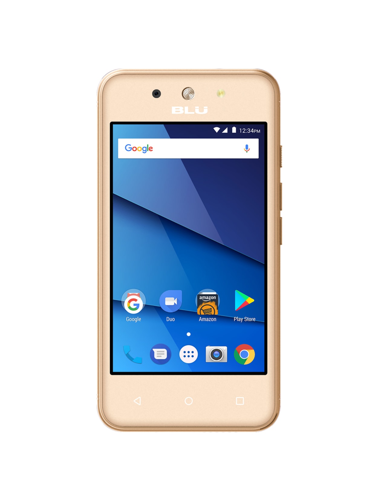 dash pads direct on Blu Dash L4 Lte D0050uu Cell Phone Gold Pbn201426 Office Depot