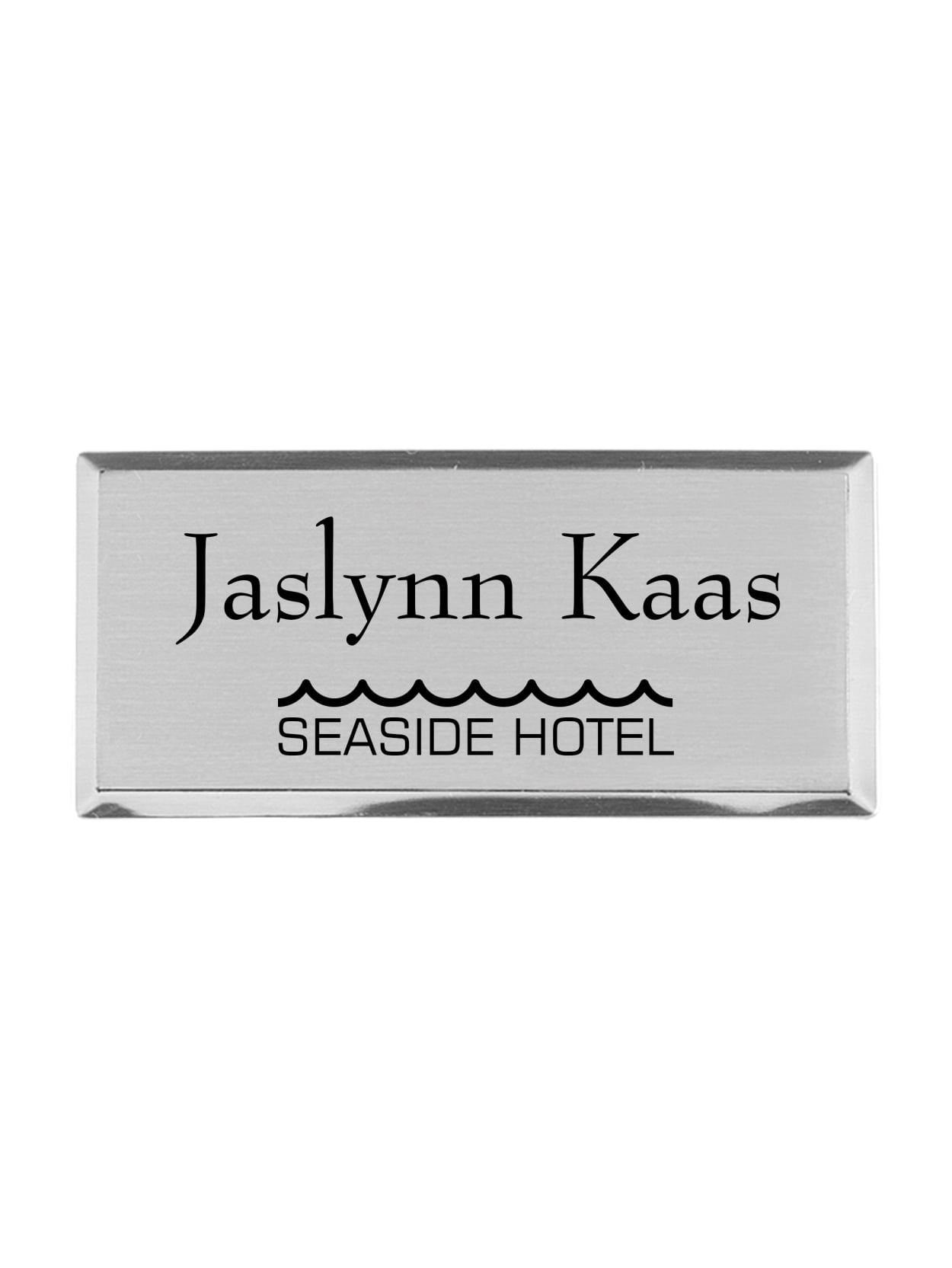 Custom Engraved Name Badge 1 14 X 2 34 Office Depot