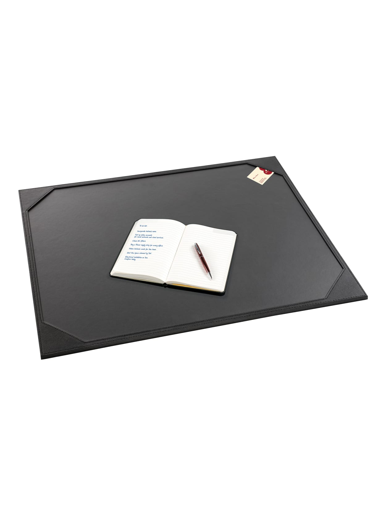 Realspace Modern Classic Desk Pad 19 X 24 Black Office Depot