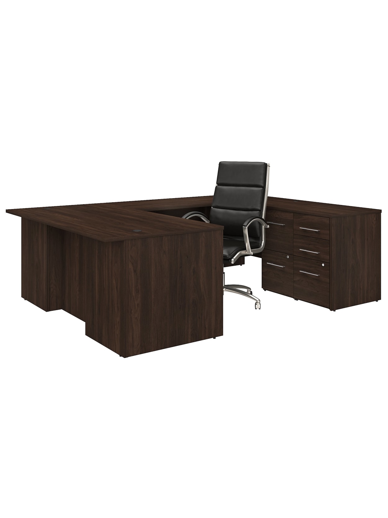 Bush Office 500 U Deskchair Black Premium Office Depot