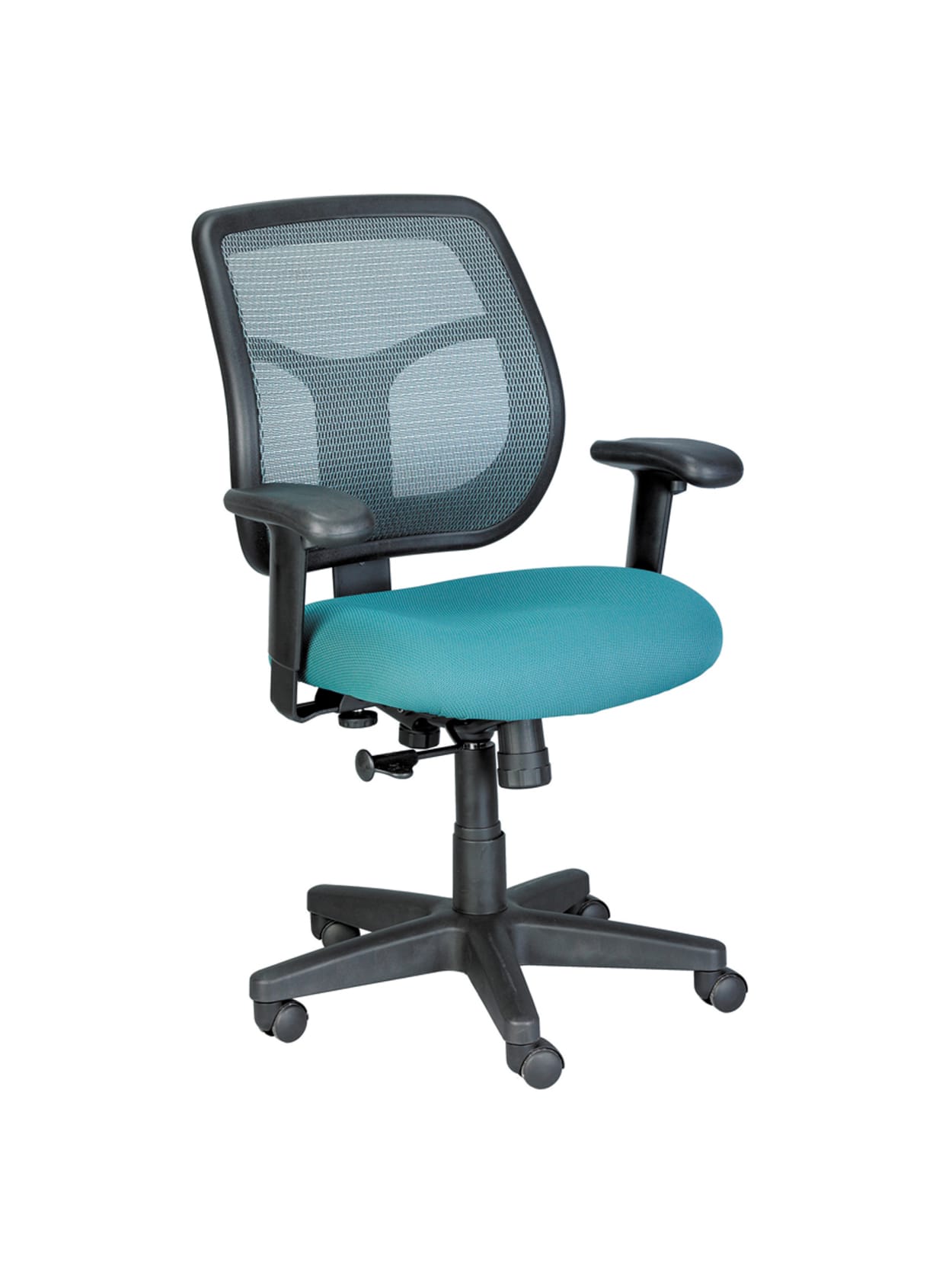 Raynor Eurotech Apollo Meshfabric Synchro Tilt Task Chair Greenblack Office Depot
