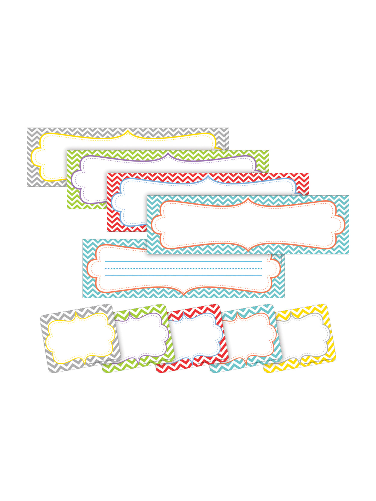 Barker Creek Name Platename Tag Set Chevron Beautiful Office Depot