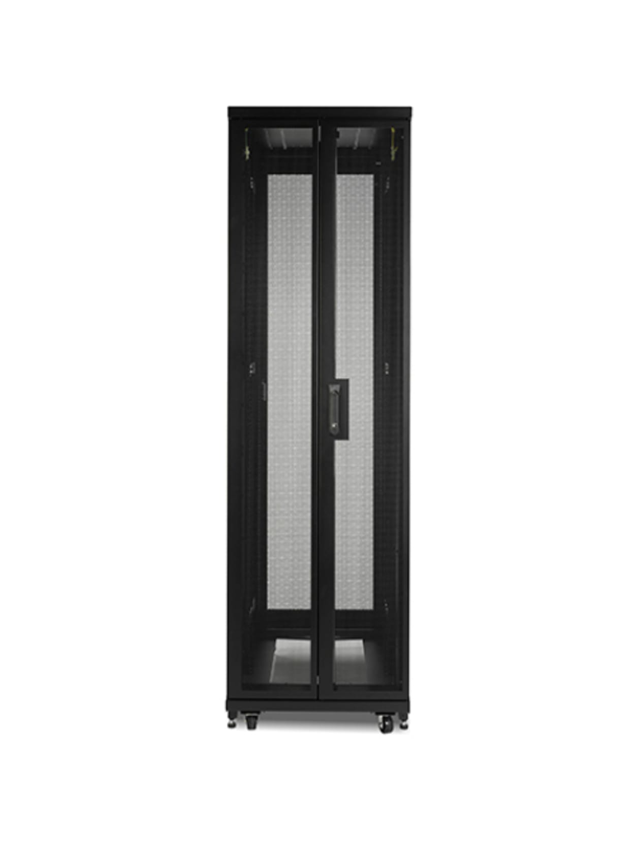 Apc By Schneider Electric Netshelter Sv 42u 600mm Wide X 1060mm Deep Enclosure With Sides Black 42u Rack Height X 19 Rack Width Black 1014 13 Lb Dynamicrolling Weight Capacity 2209 03 Lb Staticstationary