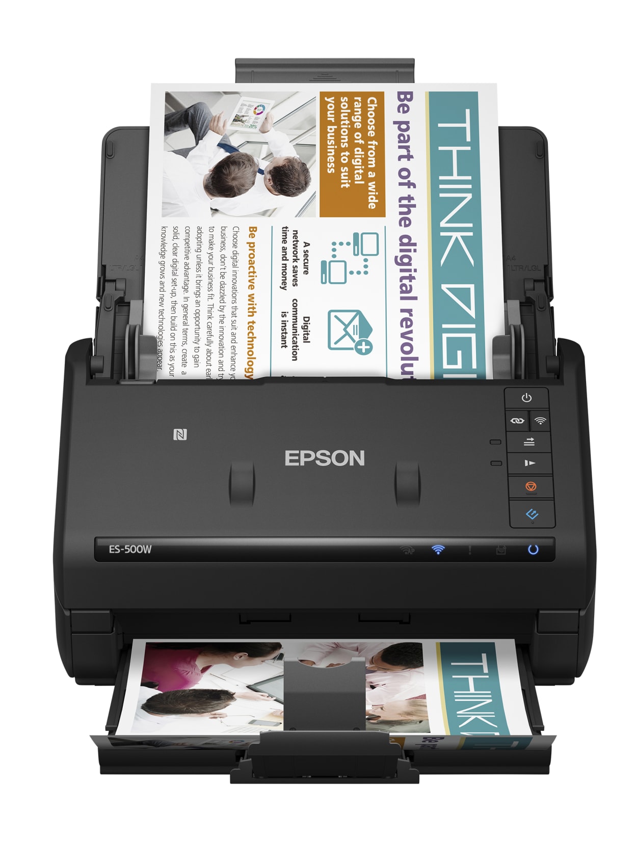 Epson Workforce Es 500w Wireless Color Duplex Document Scanner