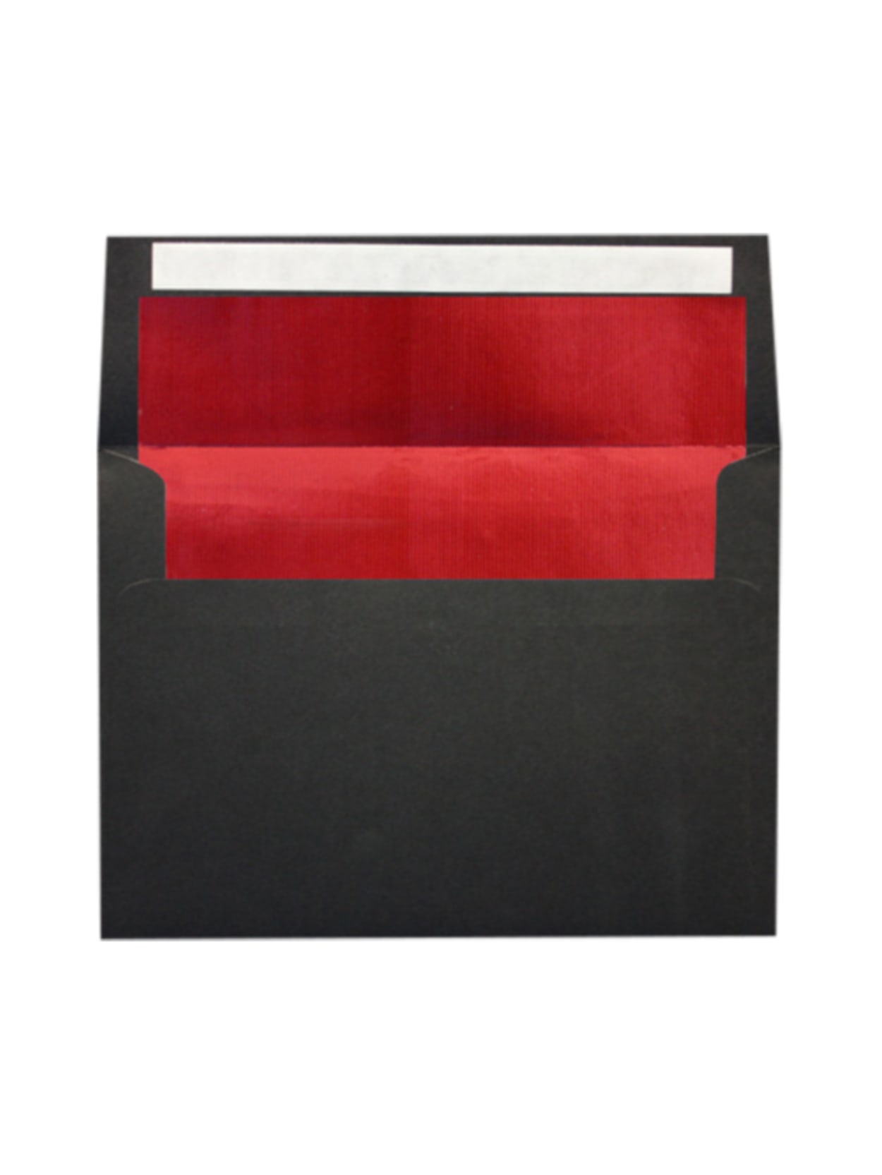 Lux Foil Lined Invitation Envelopes With Peel And Press Closure 4 14 X 6 14 Blackred Pack Of 250 Office Depot