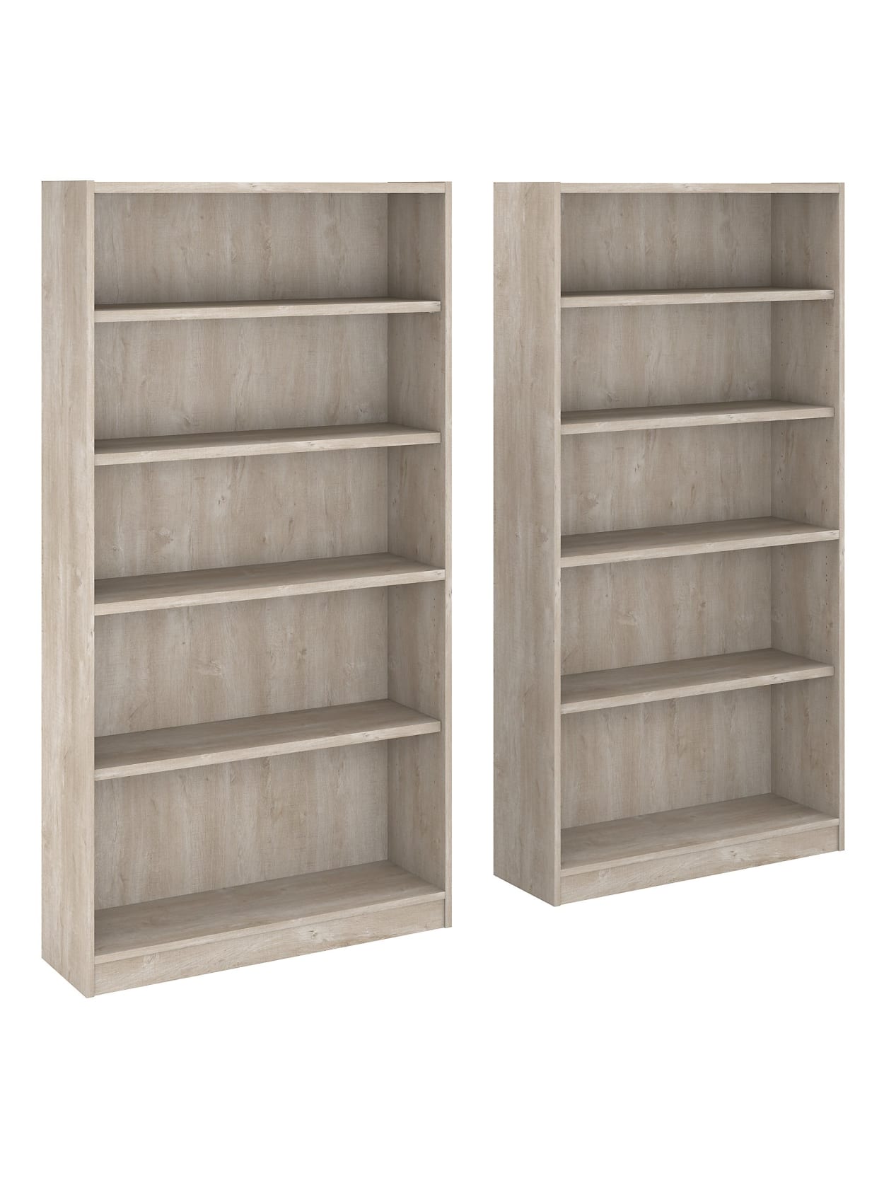 universal coastal living furniture collection on Bush Furniture 5 Shelf Bookcase W Gray 2pk Office Depot