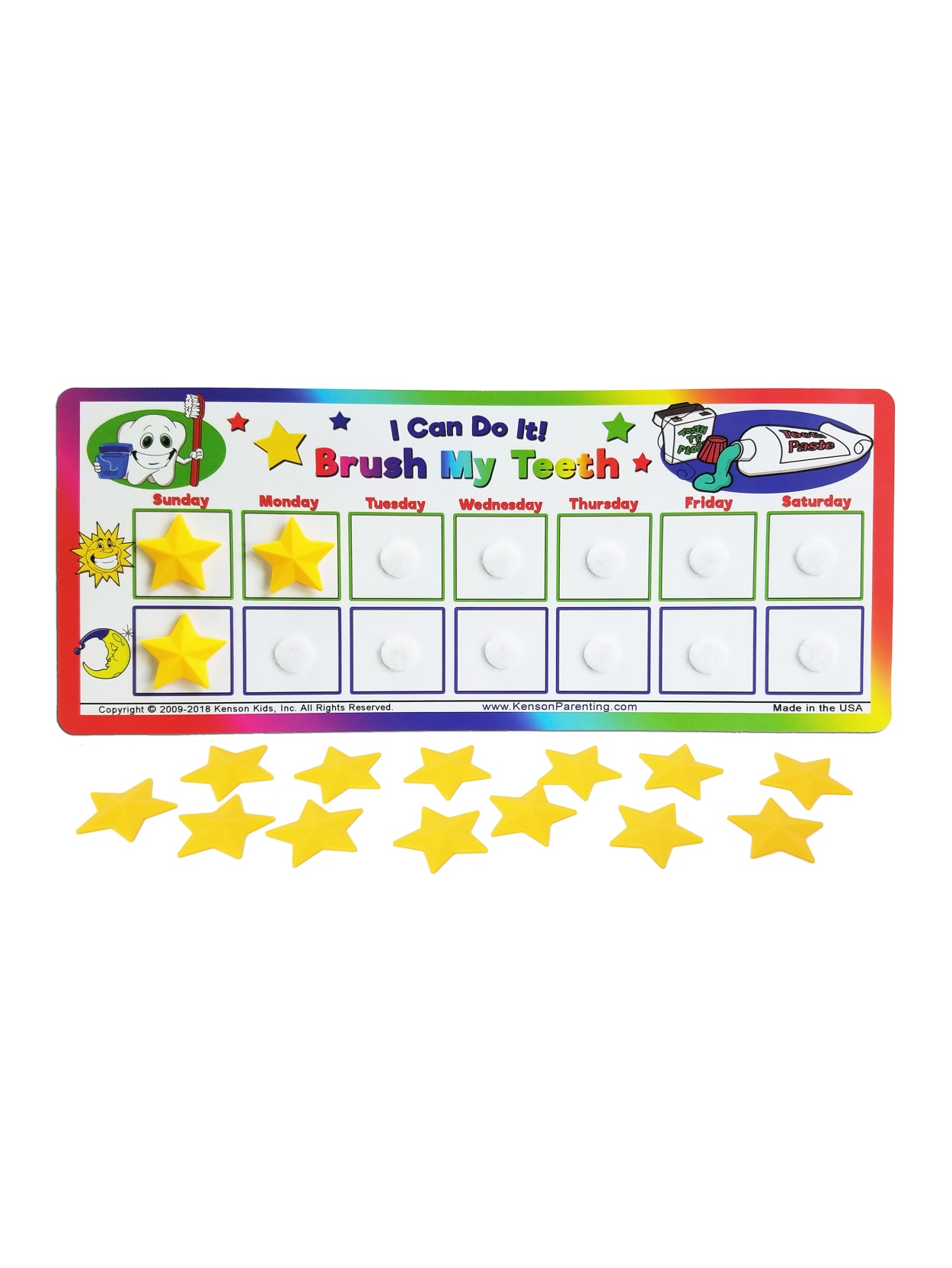 teeth brushing chart