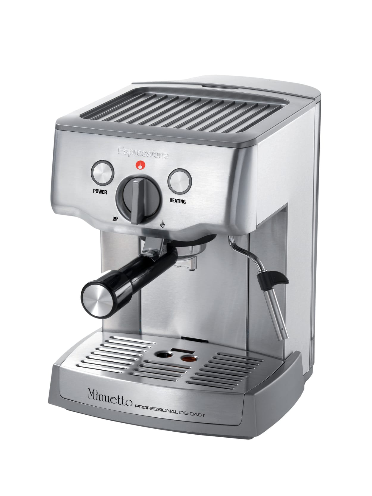 Espressione Caf Minuetto Professional 2 Cup Espresso Machine Die Cast Office Depot