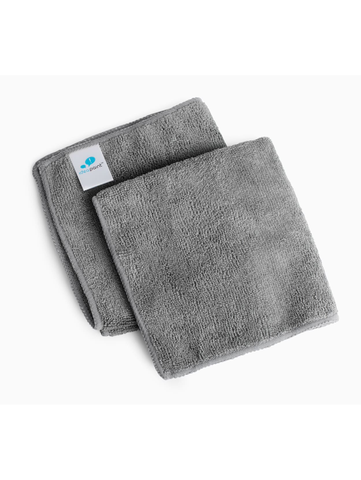 Ideapaint Microfiber Cleaning Cloths 11 X 11 Gray Pack Of 2 Cloths