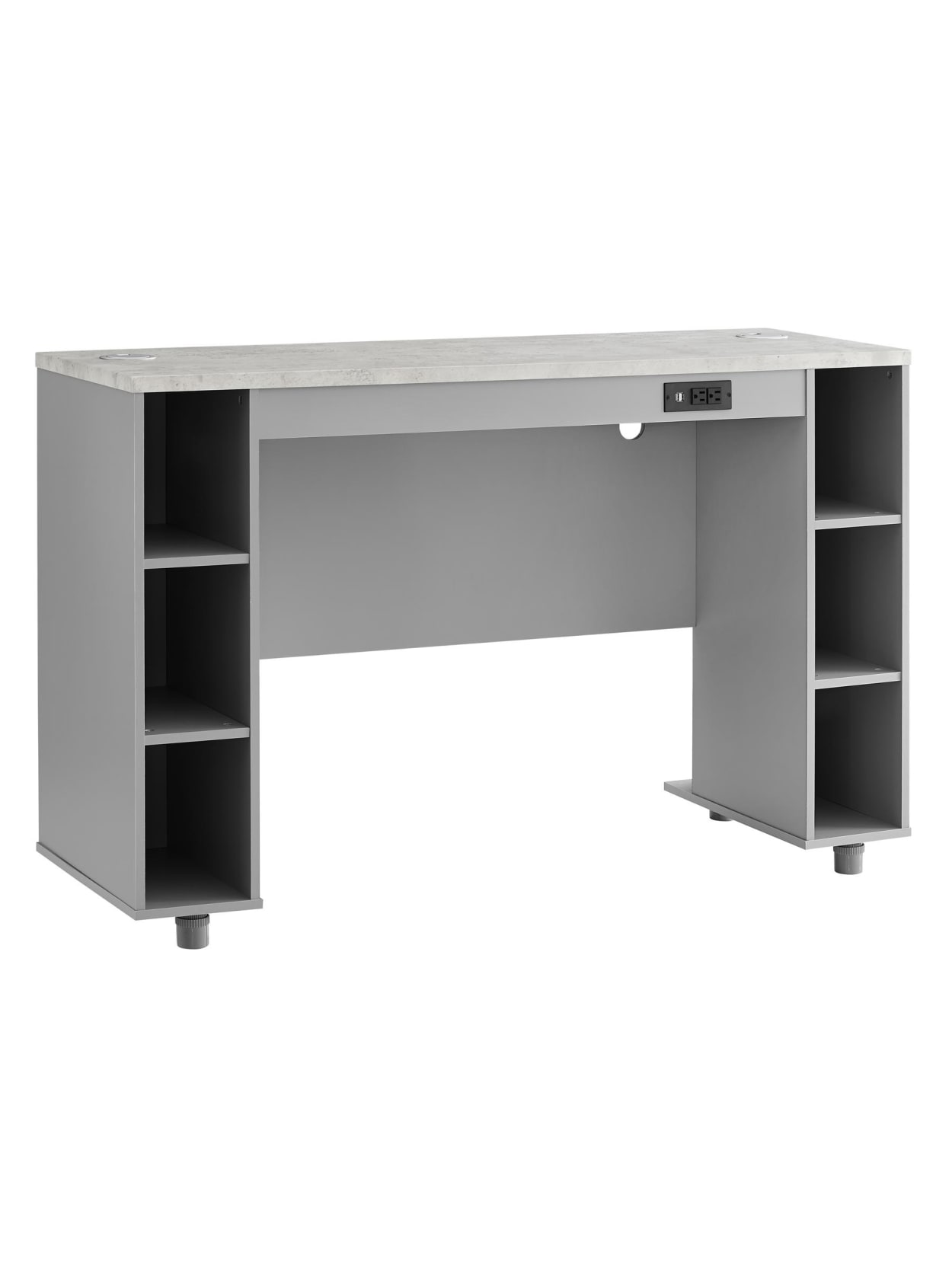 Ameriwood Home Latitude Rectangle Work Bench Gray Office Depot