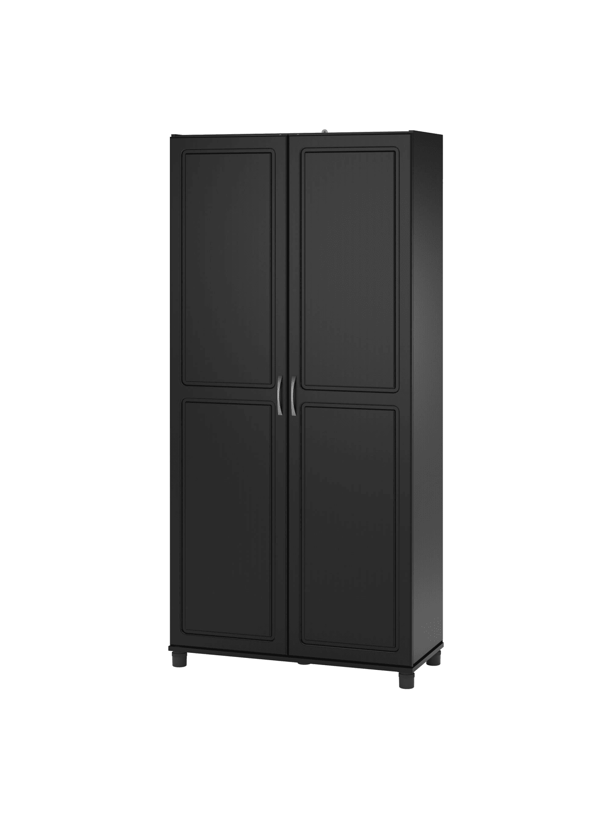 Ameriwood Home Kendall 36 Utility Storage Cabinet 5 Shelves Black Office Depot