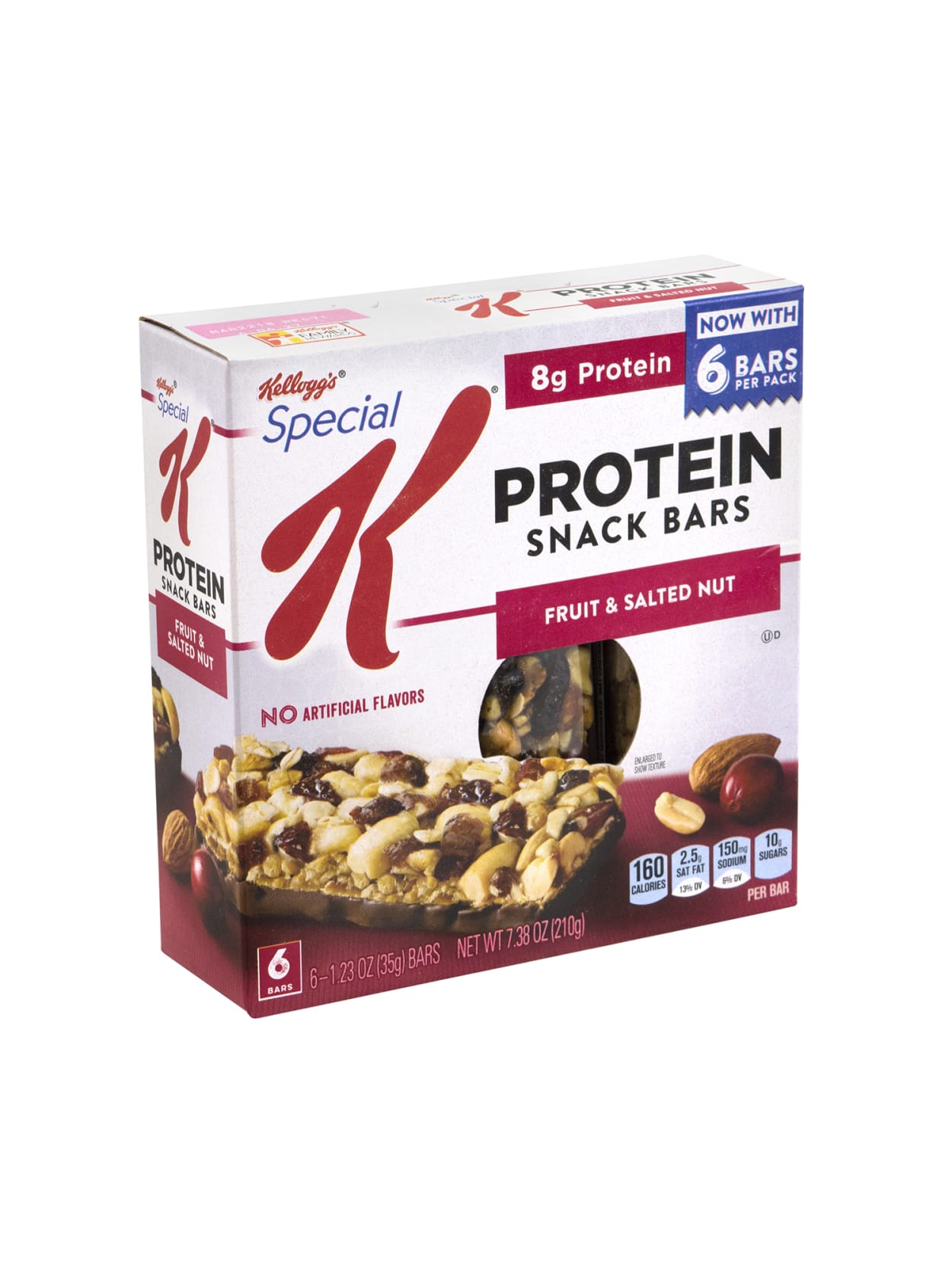 Special K Protein Snack Bars Fruit And Salted Nut 6 Count 3 Pack Office Depot