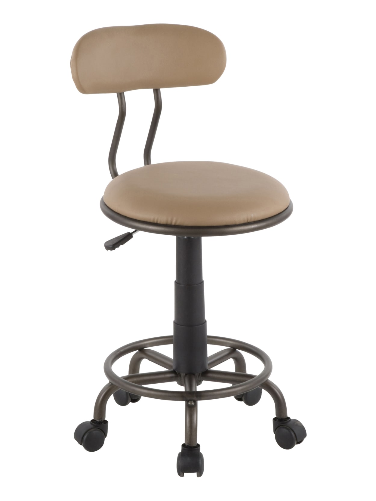 Lumisource Swift Task Chair Antique Metalcamel Office Depot
