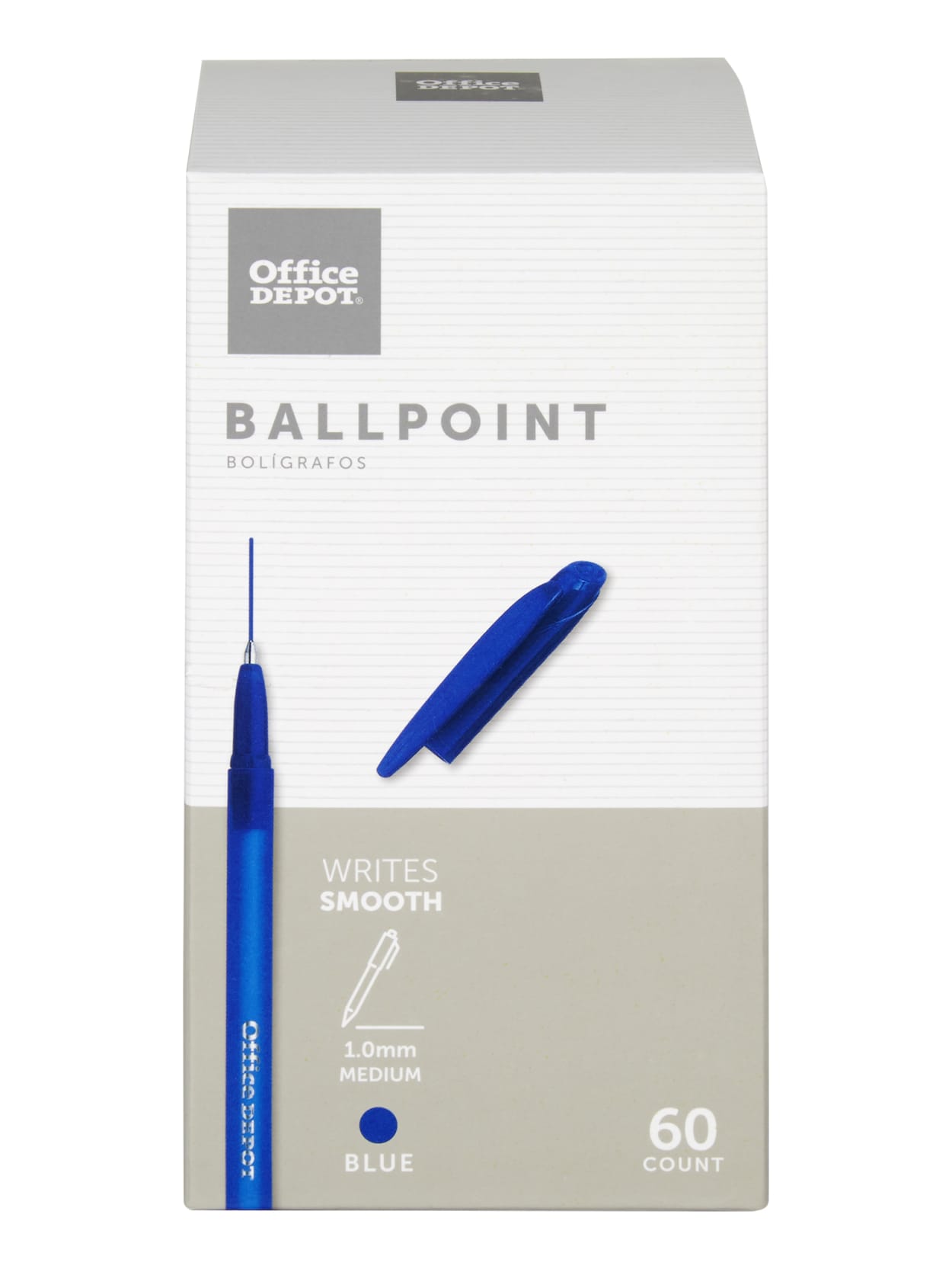 Office Depot Tinted Pens Medium Blue 60 Pk Office Depot
