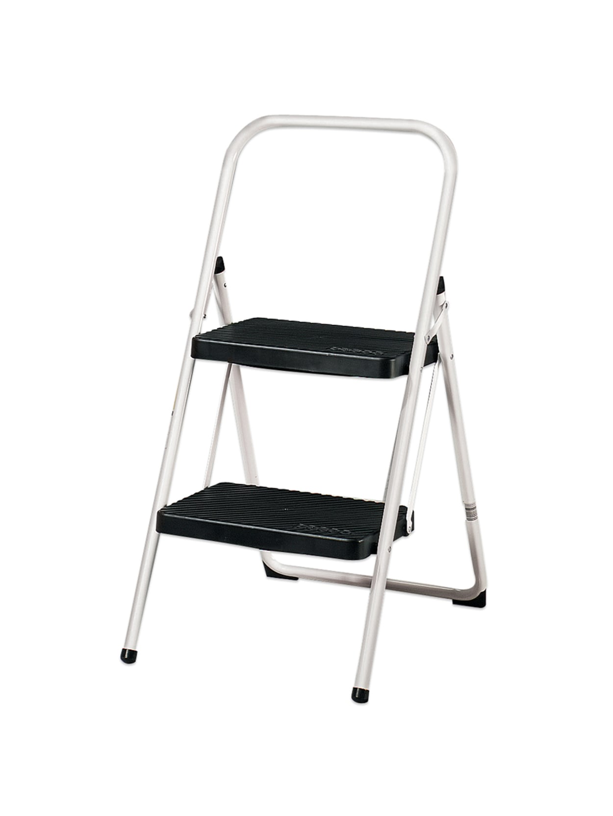 Cosco 2 Step Ladder Blackcool Gray Office Depot Our step ladders and step stools can give you a step up in stability. cosco 2 step ladder black cool gray item 954310