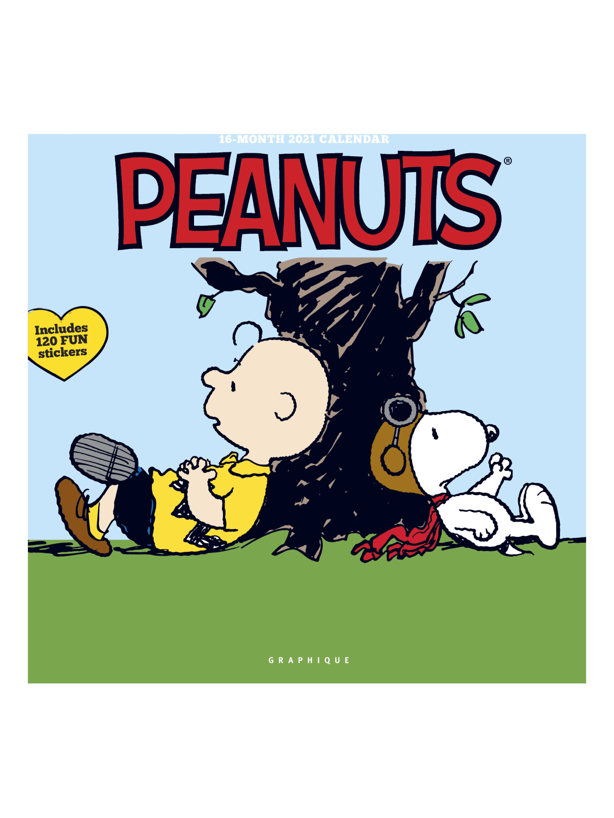 peanuts desk calendar 2021