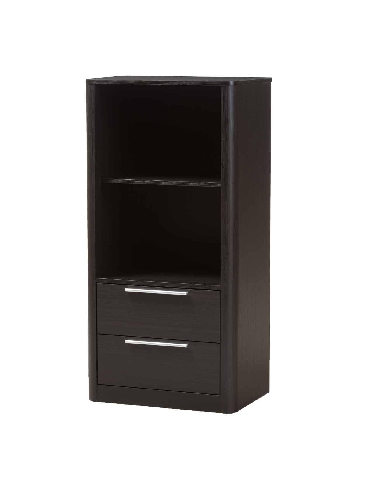 Baxton Studio Kaan Bookcase Dark Brown Office Depot