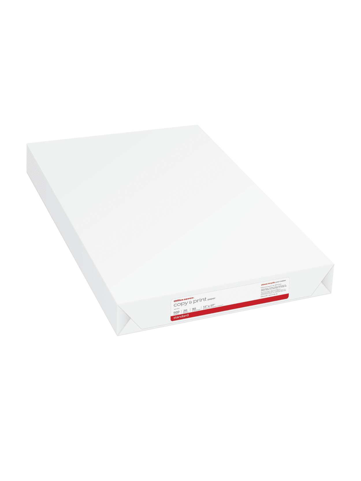 Office Depot Copy And Print Paper Ledger Size 11 X 17 20 Lb Ream