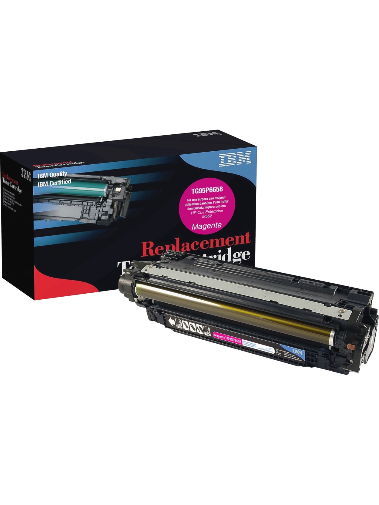 Ibm Remanufactured High Yield Magenta Toner Cartridge Replacement For Hp 508x Office Depot