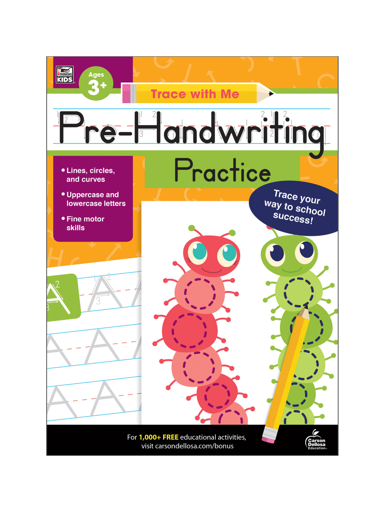Carson Dellosa Pre Handwriting Practice Book Office Depot